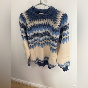 EUC-Vintage 70s Norwegian Cardigan Sweater- Men’s large